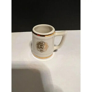 Miniature Beer‎ Stein w/ Gold Trim Handcrafted W.C. Bunting Co - 2.25" Vintage